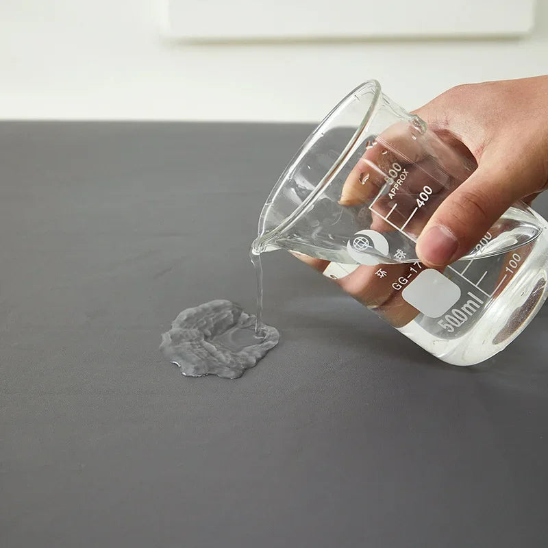 tissu imperméable argent