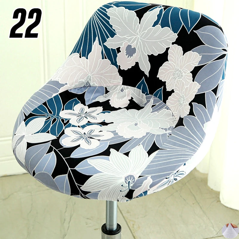 Housse extensible pour tabouret de bar coque motif 22