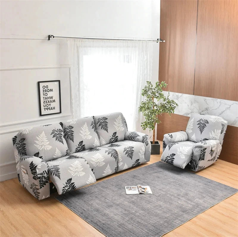 Housse pour fauteuil et canapé relax inclinable 1/2/3 places - Harmony 8 motifs
