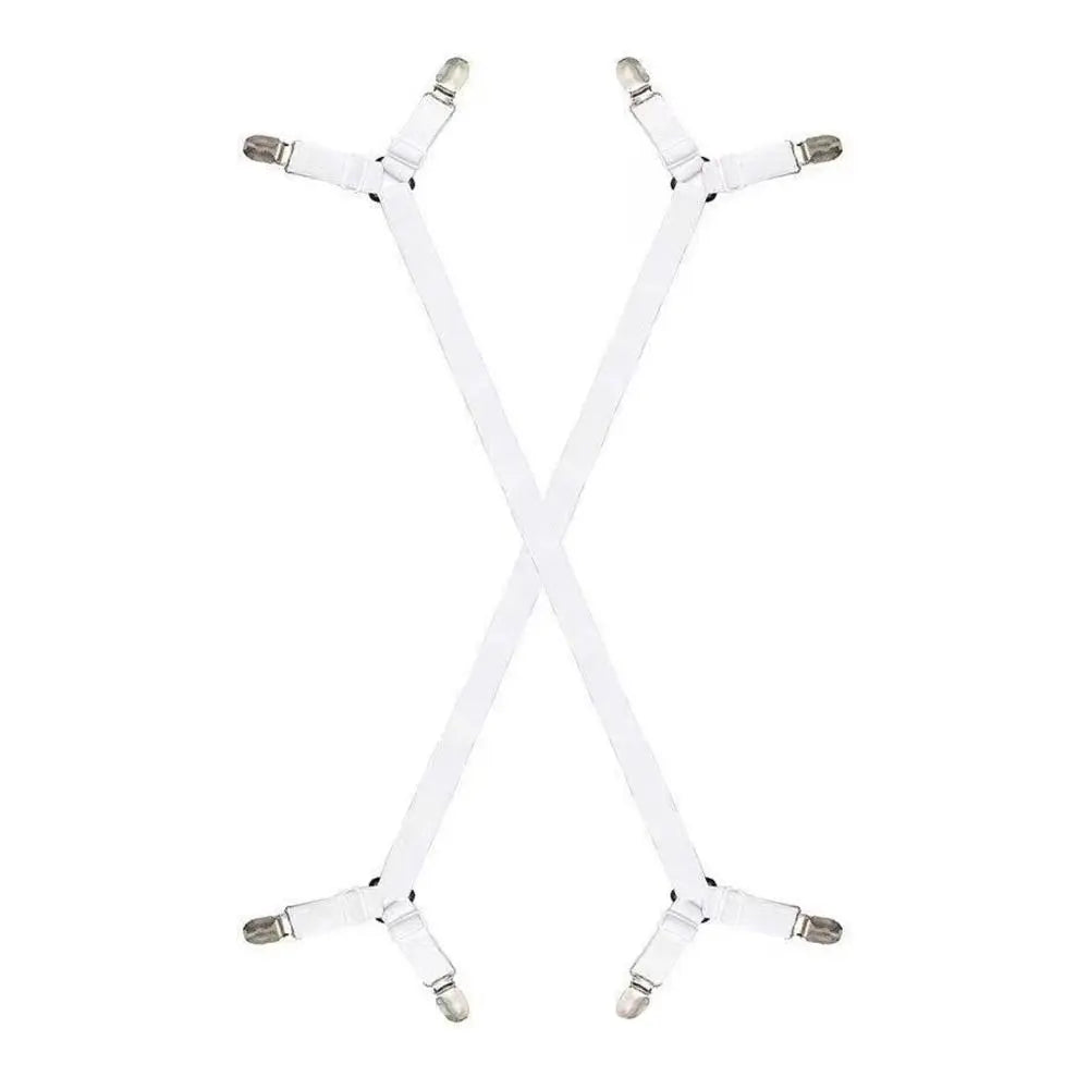 Sangles de maintien réglables pour housses de canapé blanche