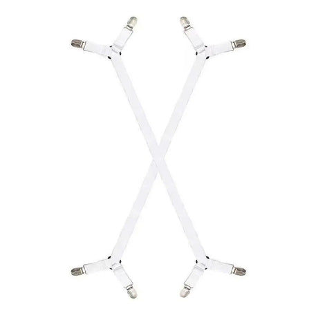 Sangles de maintien réglables pour housses de canapé blanche