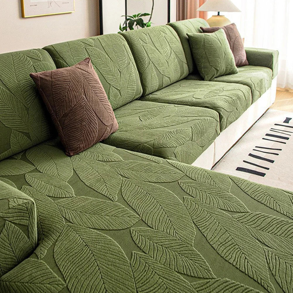 Housse de coussin pour canapé velours hibiscus déperlant nouveaux modèle 2025