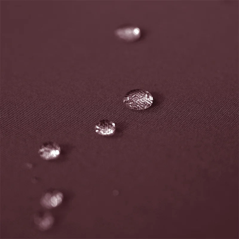 tissu extensible imperméable marron