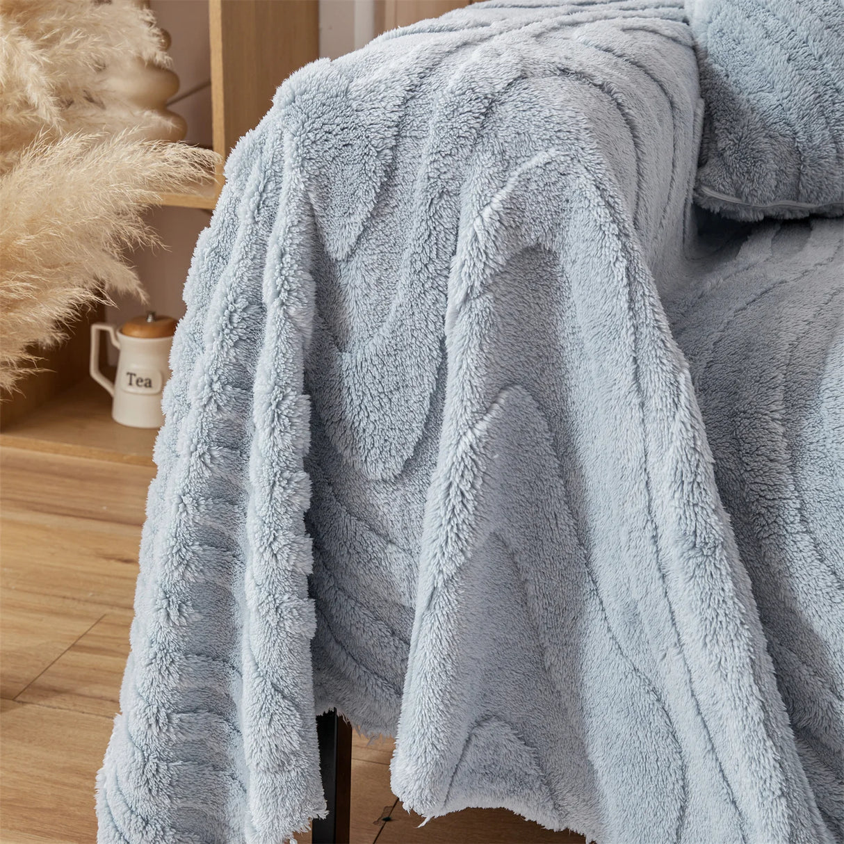 accoudoir plaid jeté de canapé