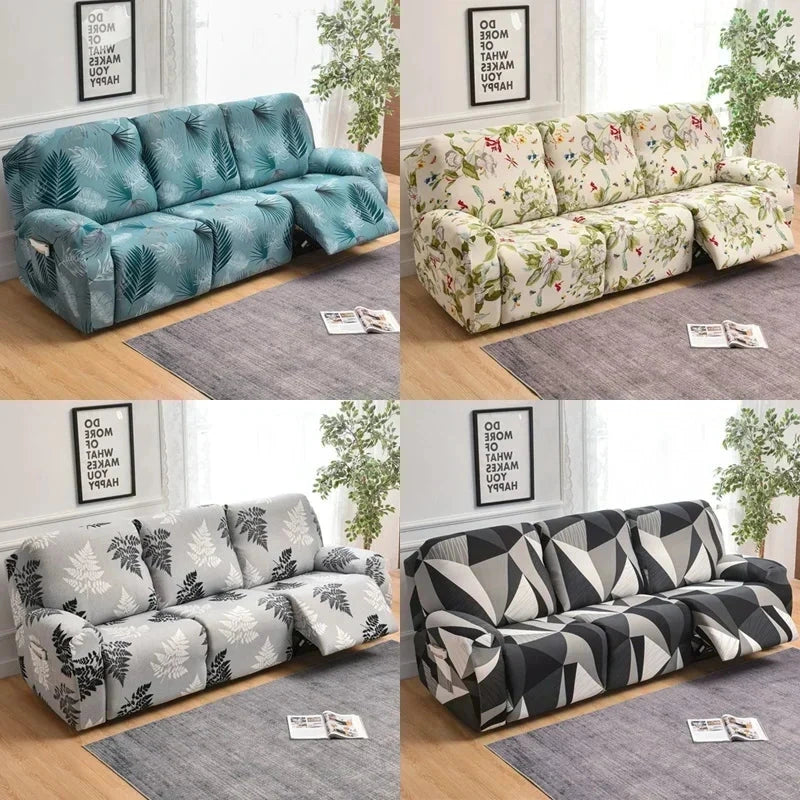 KCCRHIN 2026 Nouvelle Housse De Fauteuil Inclinable Housse Canapé Relax 1 2 3 Places Housse Chaise Inclinable Extensible Housse De Protection De Canapé Inclinable Relax,Vert,2seats/6Pieces