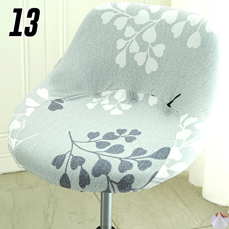 Housse extensible pour tabouret de bar coque motif 13