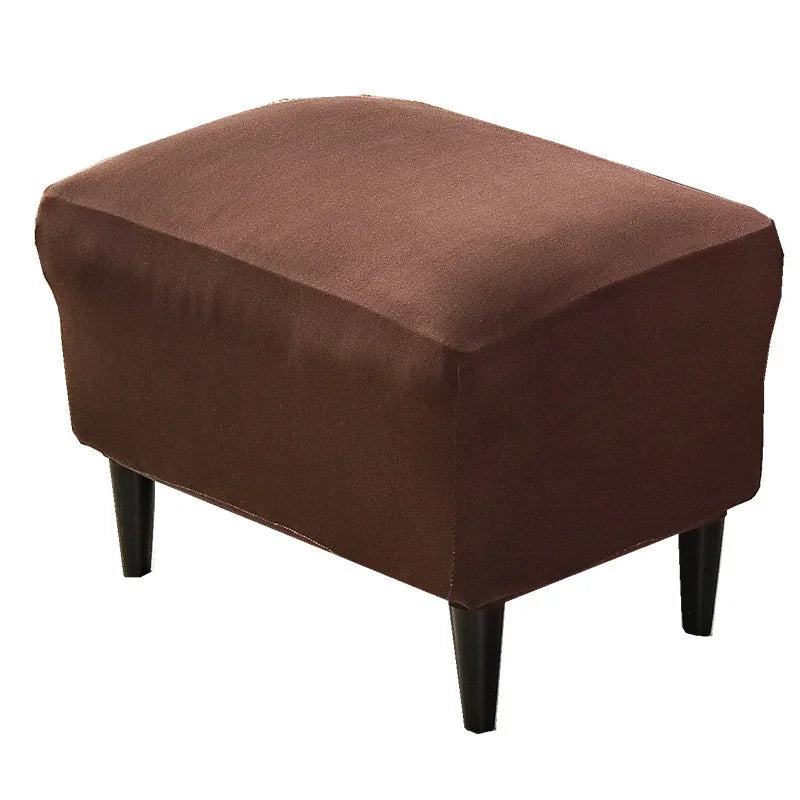Housse pour repose-pieds ikea marron