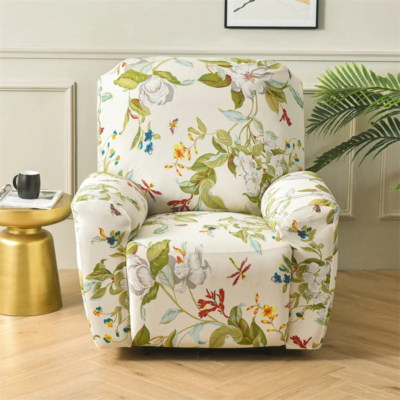 Housse pour fauteuil relax inclinable motif imprimé