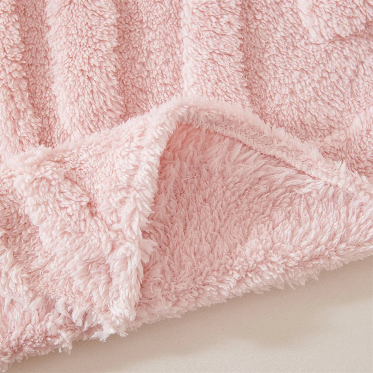 tissu épais rose polaire