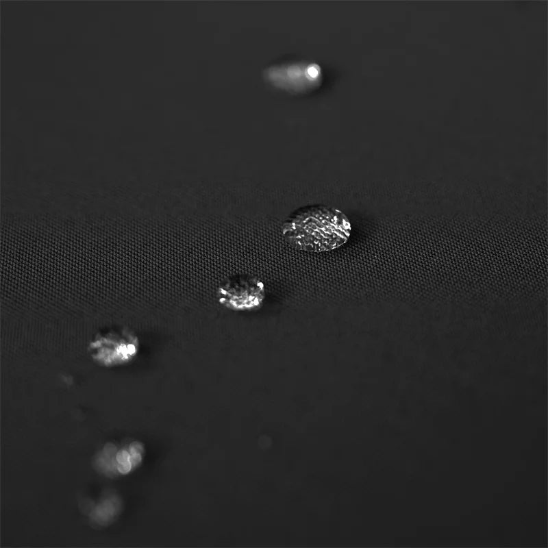 tissu extensible imperméable noir