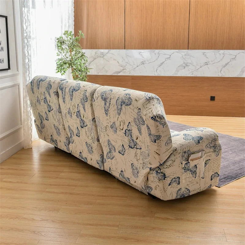 Housse pour fauteuil et canapé relax inclinable 1/2/3 places - Harmony 8 motifs