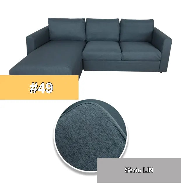 housse pour canapé d'angle IKEA VIMLE Lin