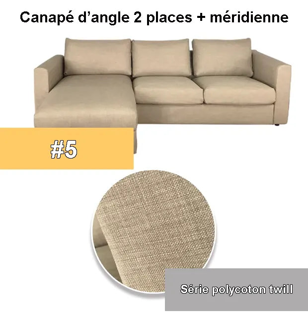 housse pour canapé d'angle IKEA VIMLE twill denim