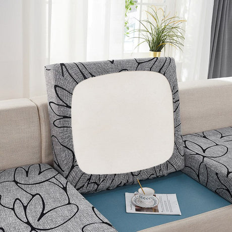 housse pour coussin de canapé extensibles imprimée