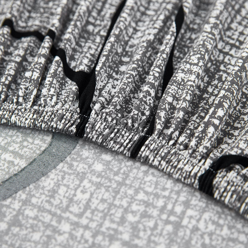 tissu extensibles imprimée