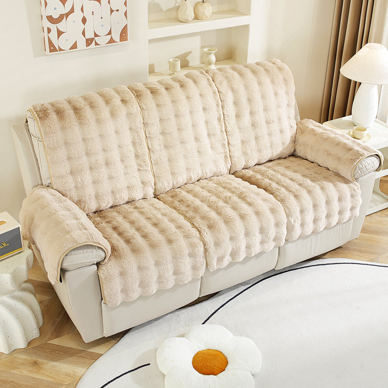 housse canapé relax luxe sur mesure  nuage de douceur maron