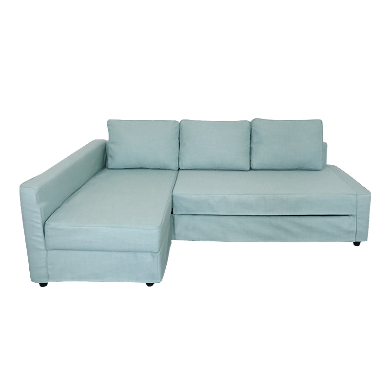 Housse pour canapé d'angle convertible IKEA FRIHETEN Polycoton twill denim
