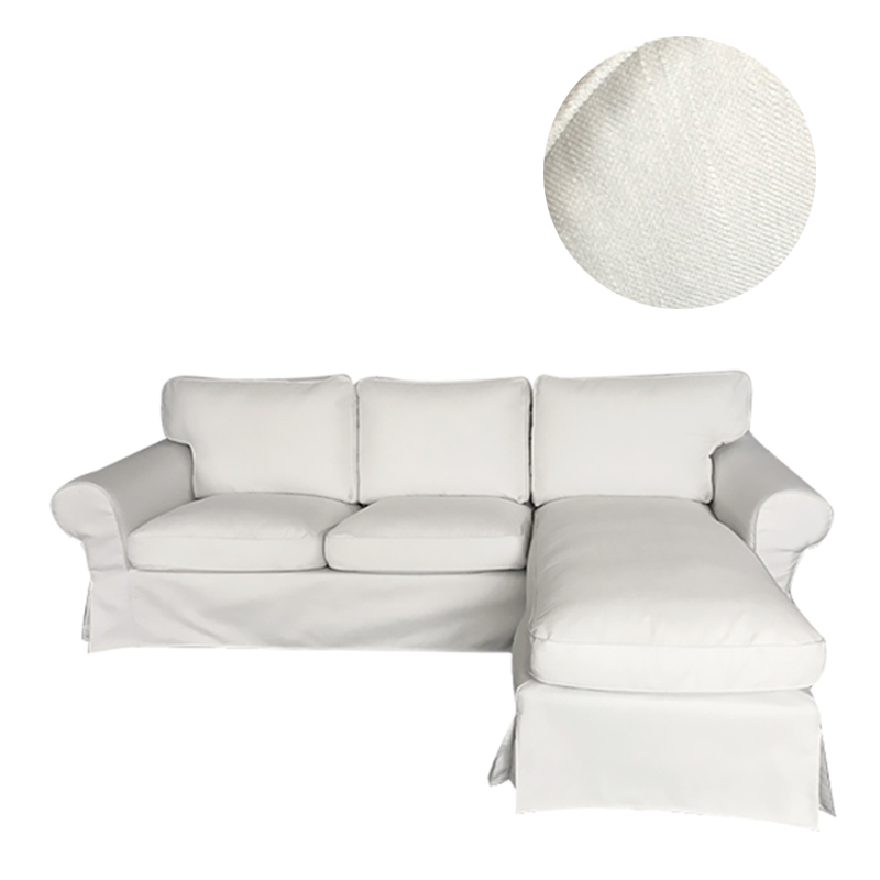 Housse pour canapé d'angle IKEA EKTORP méridienne  Blanc