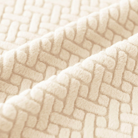 velours damassé beige