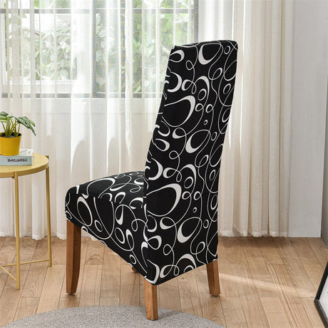 Housses de chaises hautes extensibles grand dossier