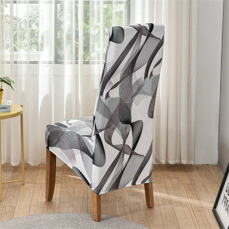 Housses de chaises hautes extensibles grand dossier