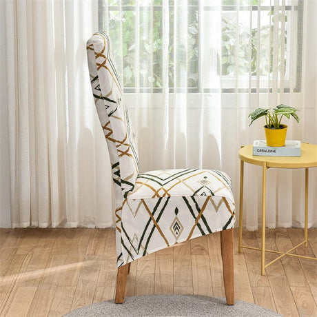 Housses de chaises hautes extensibles grand dossier