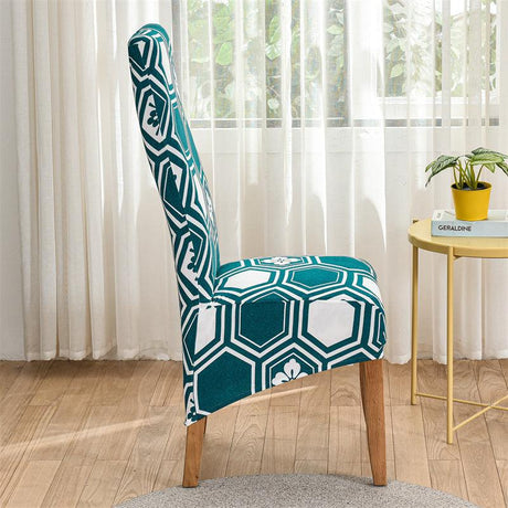 Housses de chaises hautes extensibles grand dossier