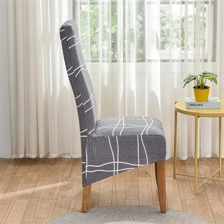 Housses de chaises hautes extensibles grand dossier