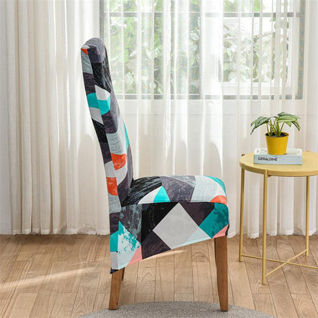 Housses de chaises hautes extensibles grand dossier