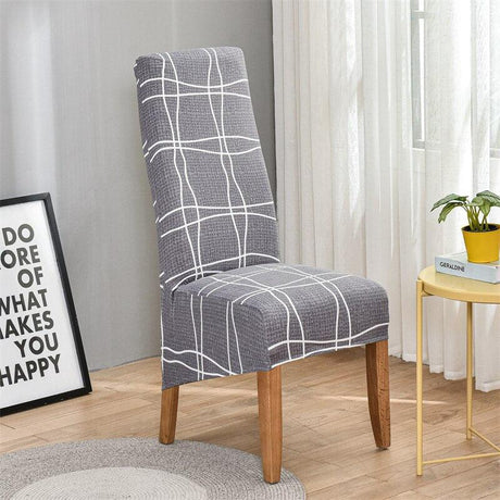 Housses de chaises hautes extensibles grand dossier