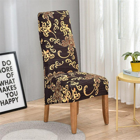 Housses de chaises hautes extensibles grand dossier