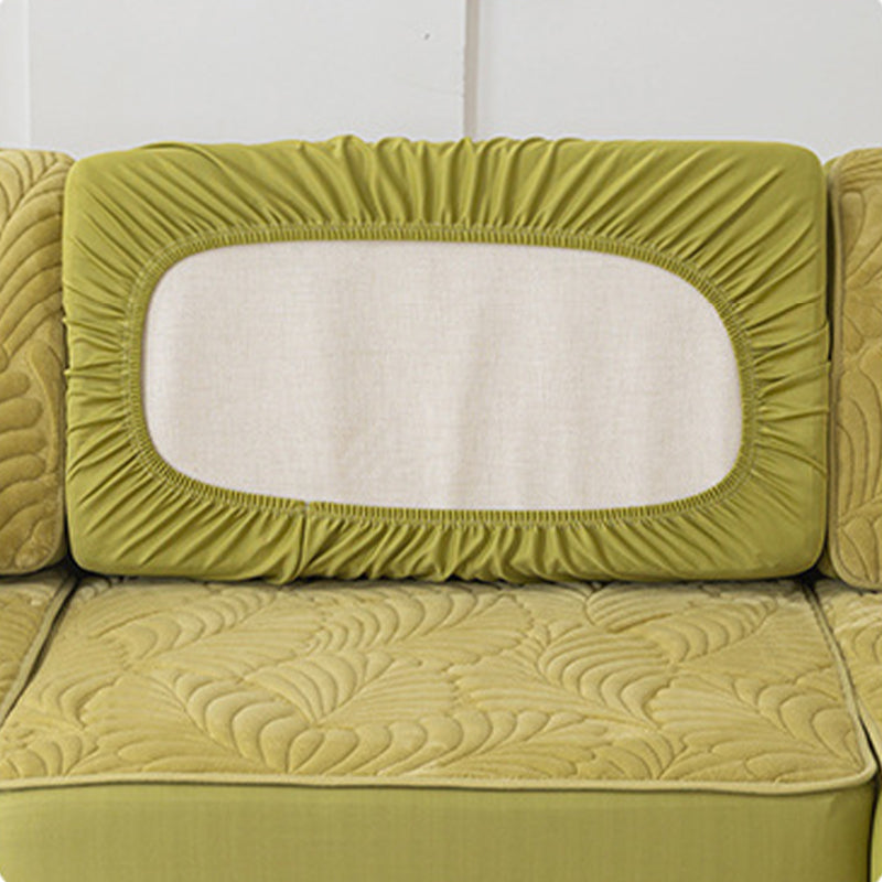 Housses de coussins de canapé renforcée velours hibiscus