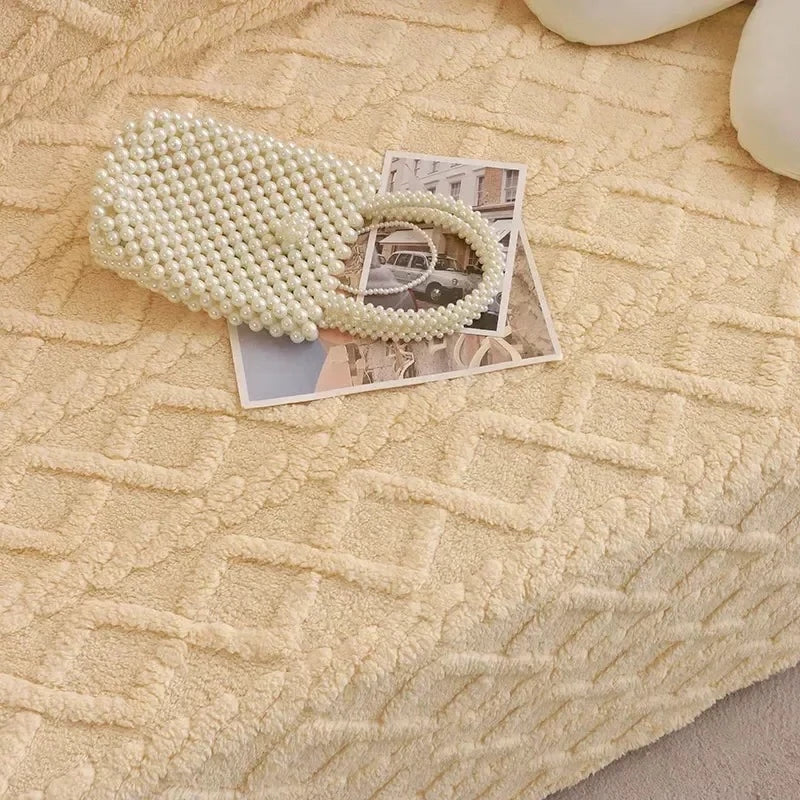 tissu Chaleur nordique beige