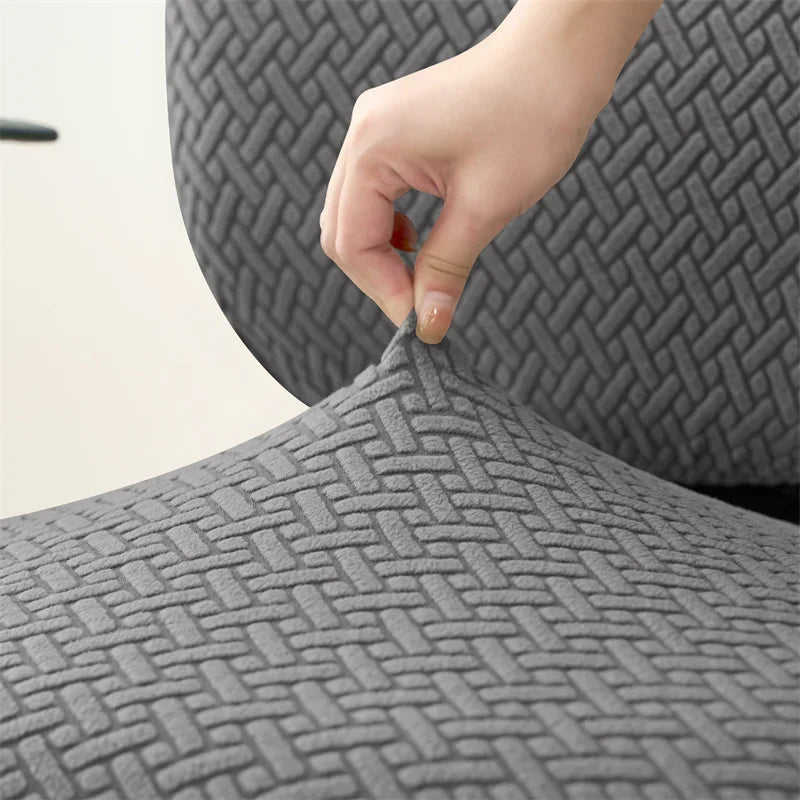 tissu extensibles en velours damassé gris