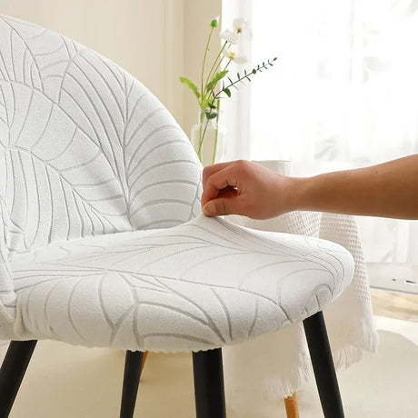 zoom Housse pour chaise Mauricette maisonsdumonde blanc