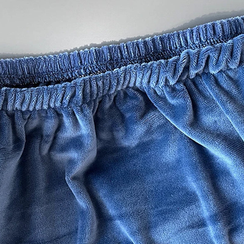 tissu extensibles Pur velours bleue marine