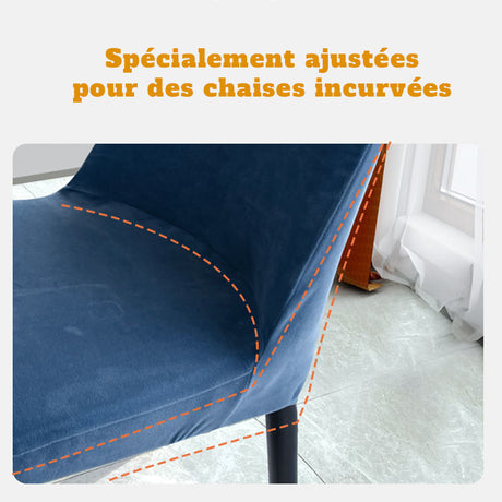 tissu extensibles Pur velours bleue marine