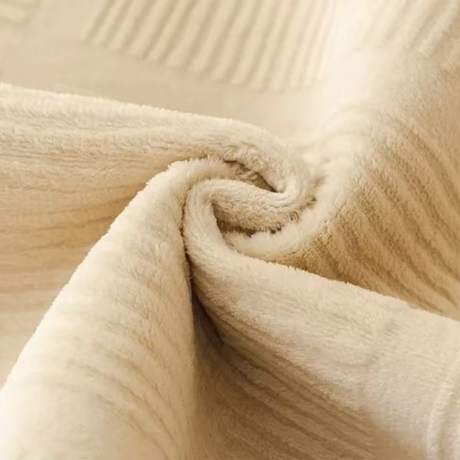 zoom du tissu en marron