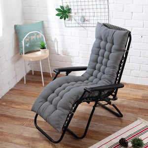Coussin de chaise unie pour chaise longue, chaise de jardin extérieur, matelassé toutes tailles