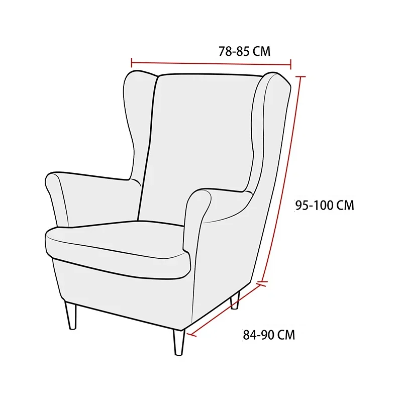 Guide des tailles housse de fauteuil ikea strandmon