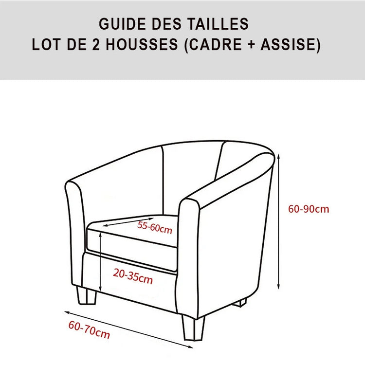 Guide des tailles housse fauteuil ikea tullsta