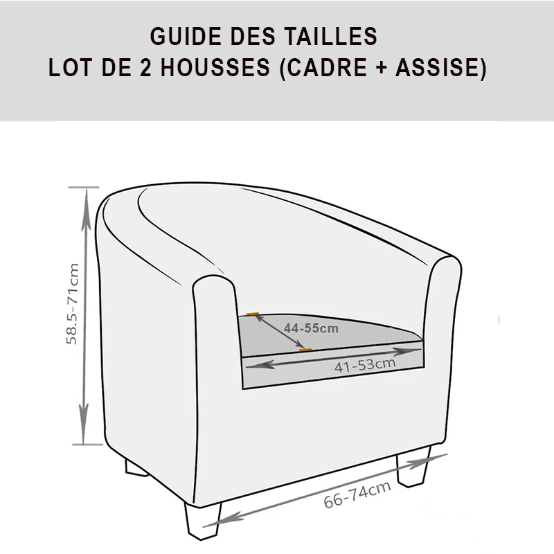 Guide des tailles housse fauteuil ikea tullsta