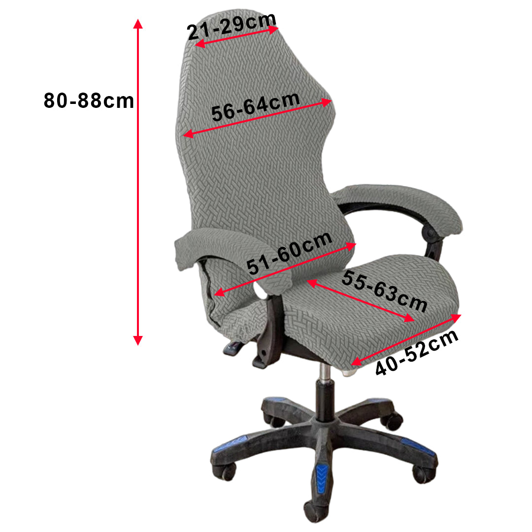 Guide des tailles housse chaise bureau