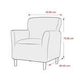 Guide des tailles housse fauteuil club