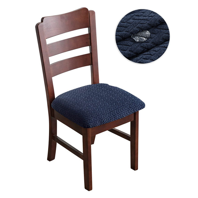 Housses pour assise de chaise imperméable bleue marine