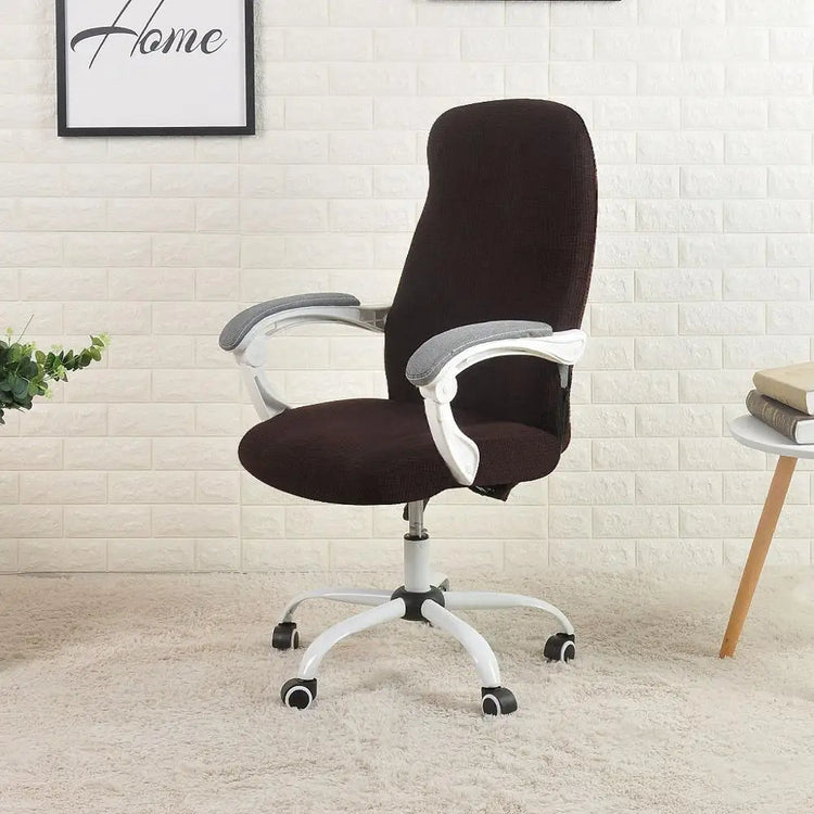 Housses de chaise de bureau extensible noir