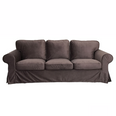 Housse canapé IKEA EKTORP luxe haut de gamme marron