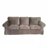 Housse canapé IKEA EKTORP luxe haut de gamme taupe