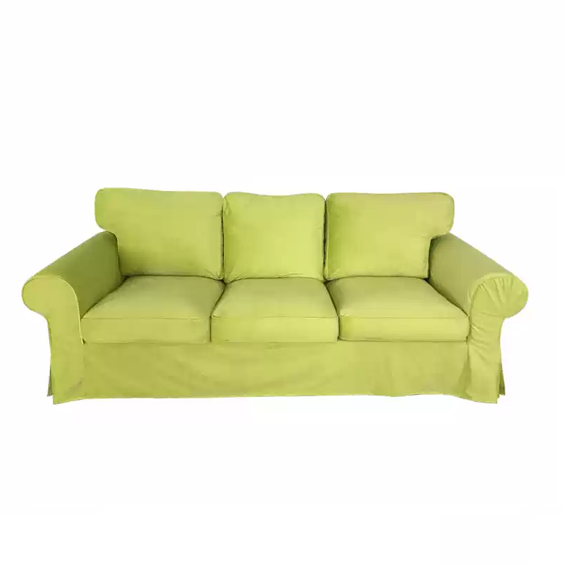 Housse canapé IKEA EKTORP luxe haut de gamme velours citron vert pistache