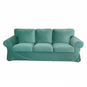 Housse canapé IKEA EKTORP luxe haut de gamme velours émeraude